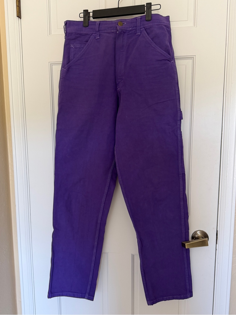 Stan Ray Purple Straight Leg Carpenter Pants | Size 28